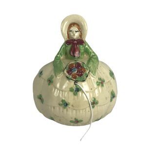 Occupied Japan wall sconce‎ Lady with hoop skirt #60868